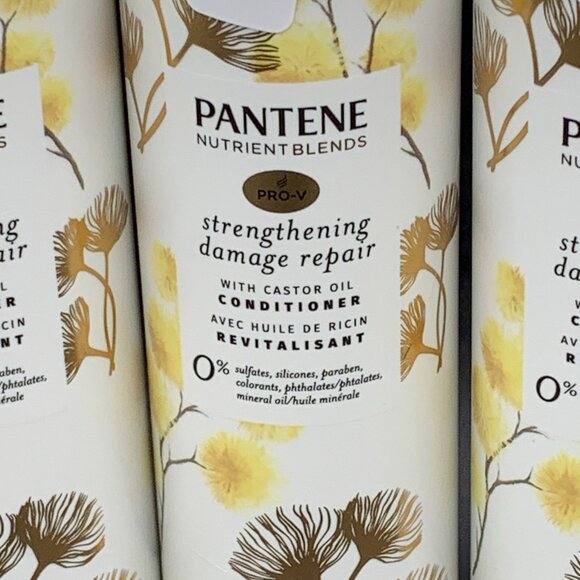 4 Pack - Pantene Nutrient Blends Strengthening Damage Repair CONDITIONER 13.5oz - Picture 2 of 7